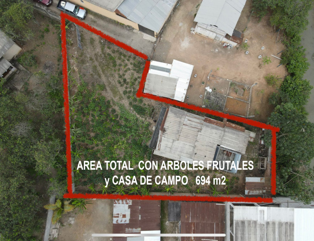 EN LA PARROQUIA BELLAVISTA SE VENDE LINDO TERRENO A 20m DE LA VIA PRINCIPAL – ZONA RESIDENCIAL Y VACACIONAL