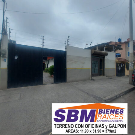 En Machala Sector Lilian Maria Se Vende Excelente Propiedad con Oficinas y Galpón a Media Cuadra de la Av. Colon Tinoco