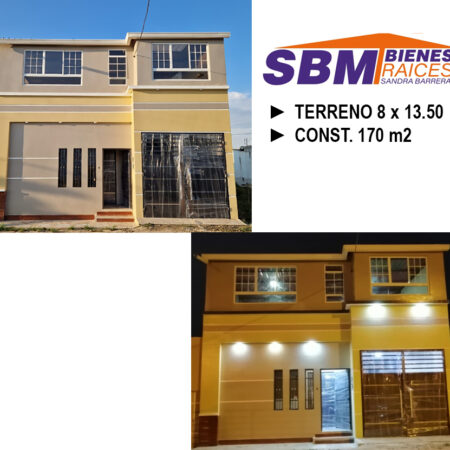 En Machala Se Vende Bonita Casa de Estreno de 4 Dormitorios con Terraza, Losa y Proyección Se Acepta BIESS